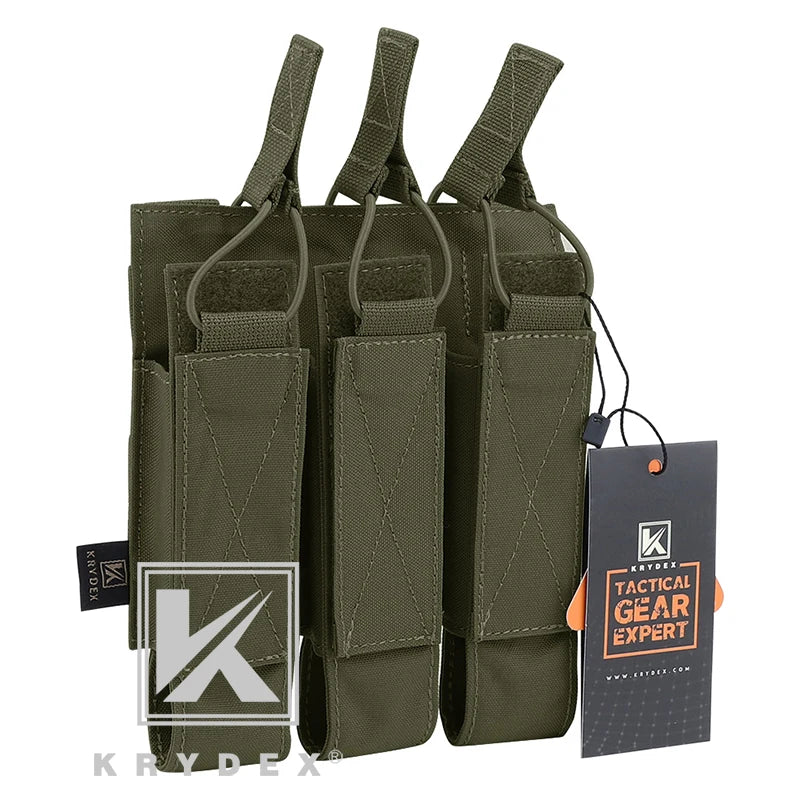 MP5 MP7 KRISS Triple Magazine Pouch For Airsoft Hunting Gear