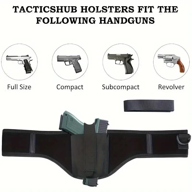 Rubber Gun Holster Concealed Underarm Single Shoulder