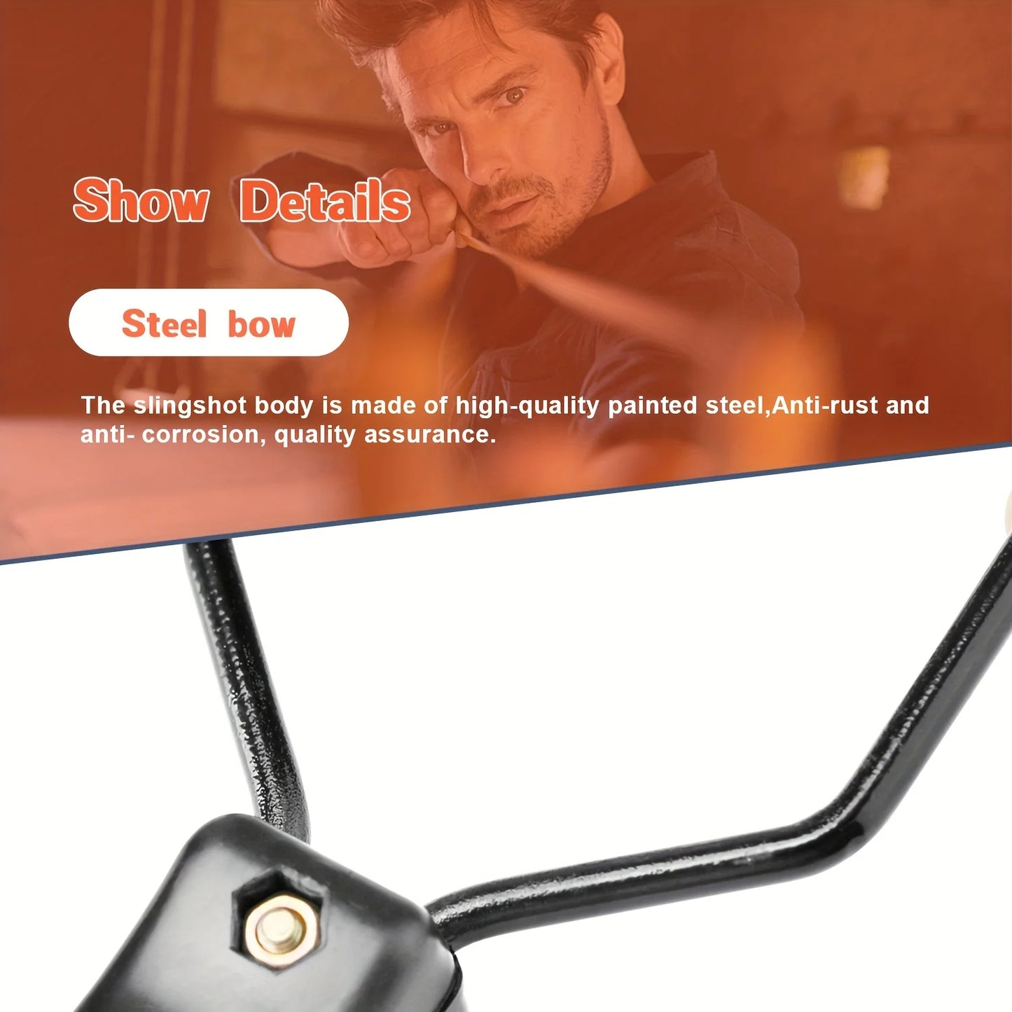 2pcs Aluminum Slingshot for Outdoor Sports And Target Practice