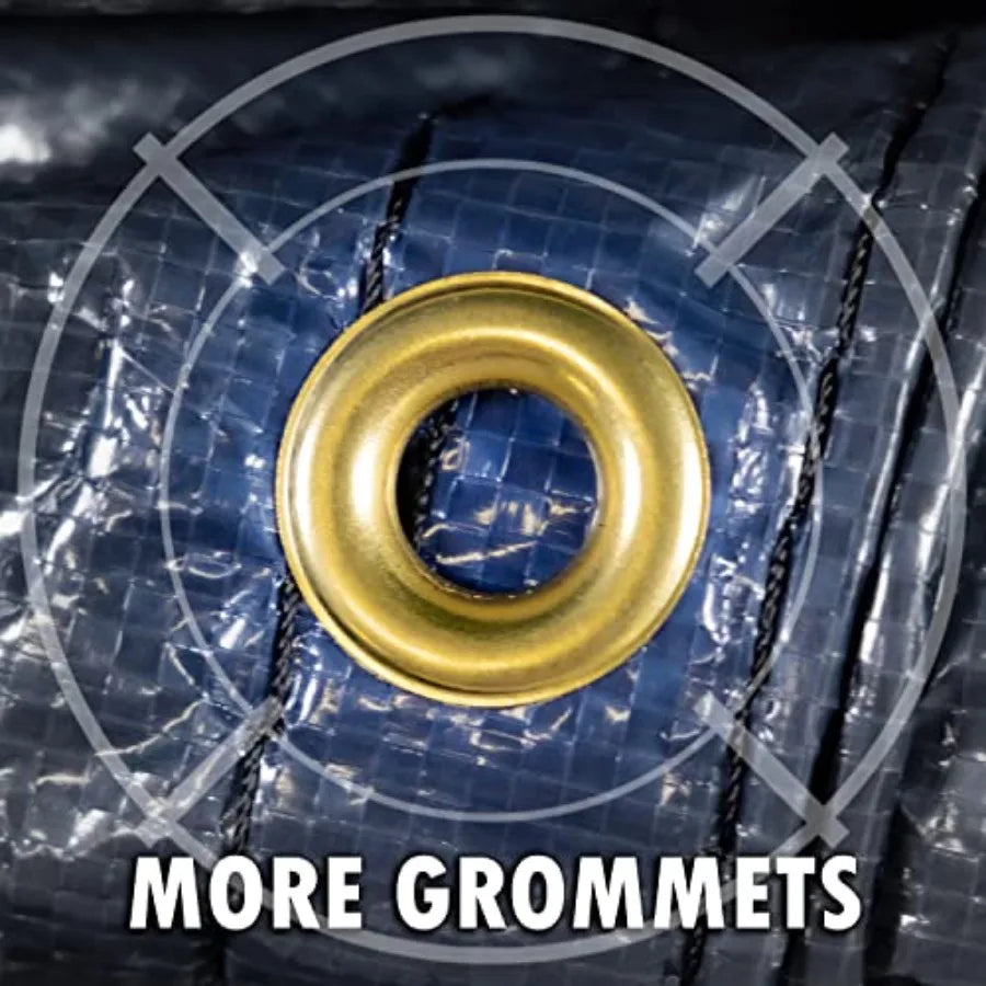 16' x 47' Premium Oval Blue Winter Swimming Pool Cover tarp