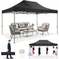 10'x15' Commercial Grade Pop Up Canopy, Heavy Duty