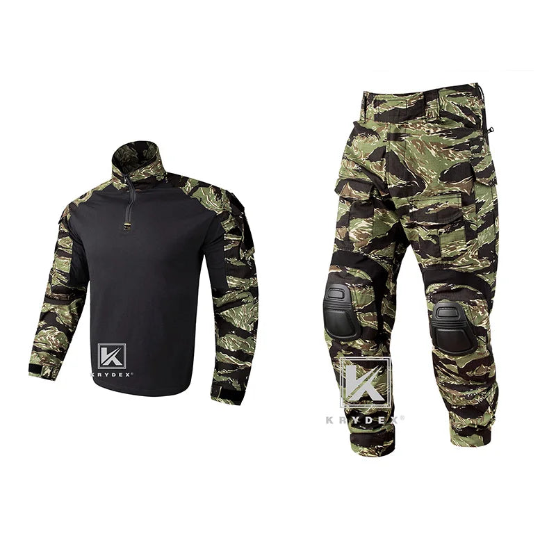 Tactical Camouflage Shirt & Pants Kit Combat Uniform