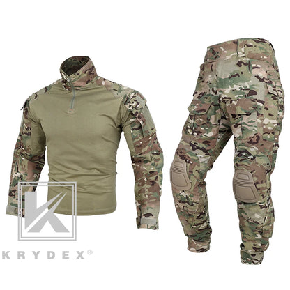 Tactical Camouflage Shirt & Pants Kit Combat Uniform