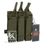 MP5 MP7 KRISS Triple Magazine Pouch  For Airsoft Hunting Gear