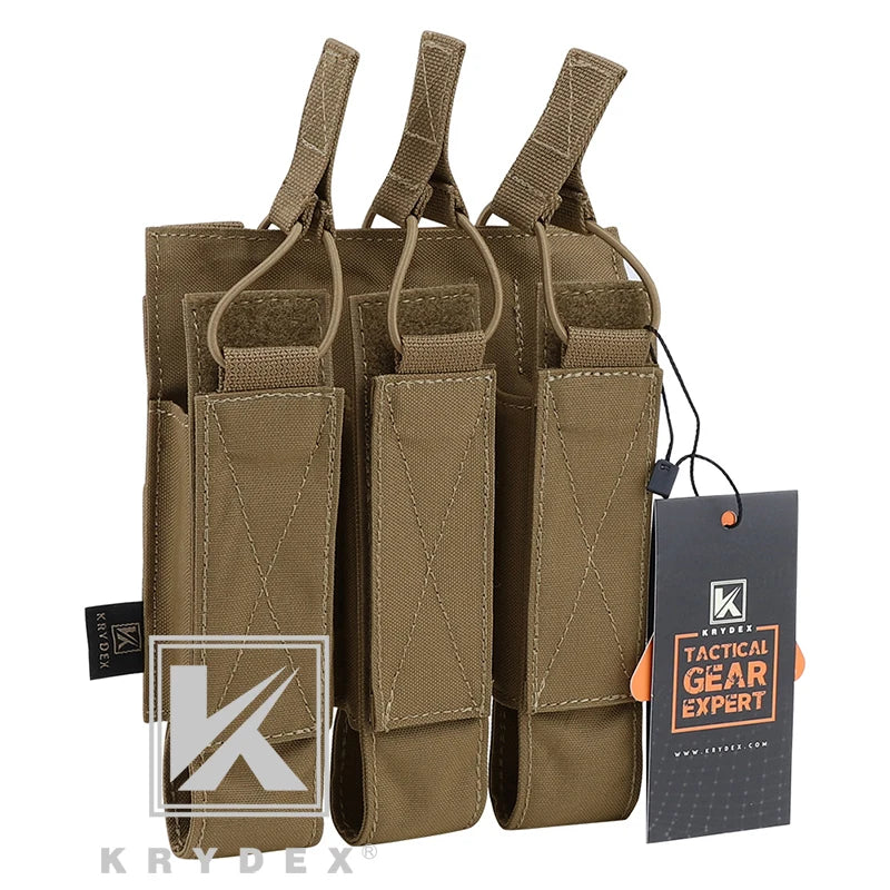 MP5 MP7 KRISS Triple Magazine Pouch  For Airsoft Hunting Gear