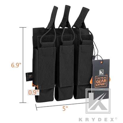 MP5 MP7 KRISS Triple Magazine Pouch  For Airsoft Hunting Gear