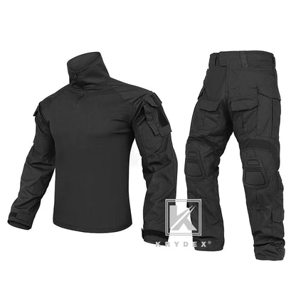 Tactical Camouflage Shirt & Pants Kit Combat Uniform