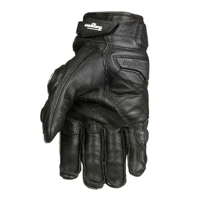 Motorcycle Gloves Genuine Leather  White Road Riding Team