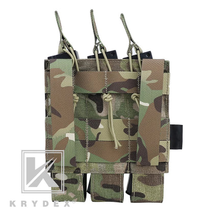 MP5 MP7 KRISS Triple Magazine Pouch  For Airsoft Hunting Gear