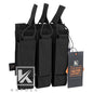 MP5 MP7 KRISS Triple Magazine Pouch  For Airsoft Hunting Gear