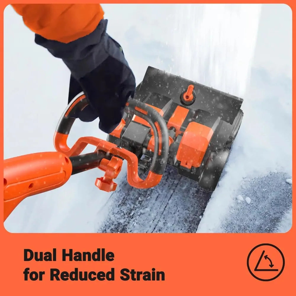 battery powerd Snow blower with Wheels, 48V | 16-Inch | 4-Ah Brushless