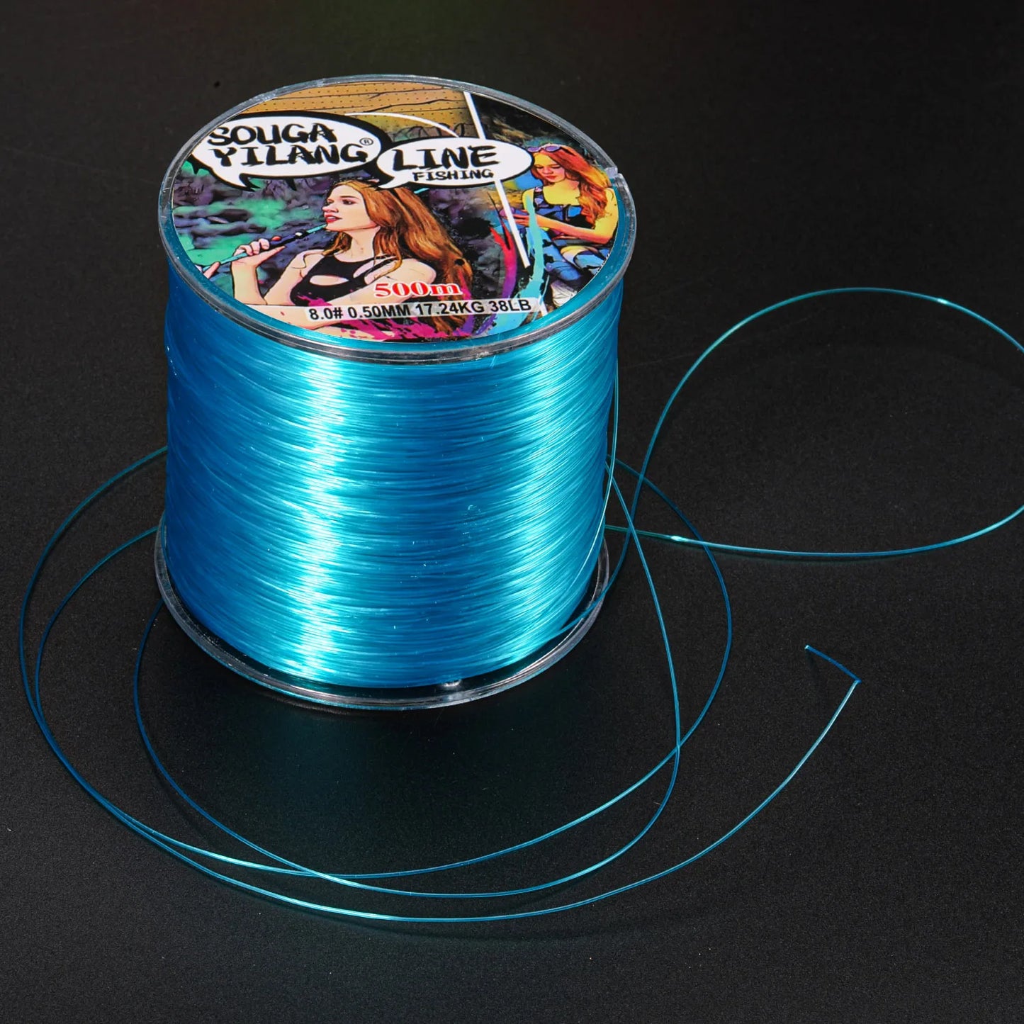 100m 500m Nylon Fishing Line  Super Strong Monofilament for salt or fresh water