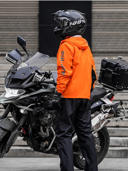 Waterproof Rain Gear Reflective  Rain Coats Lightweight