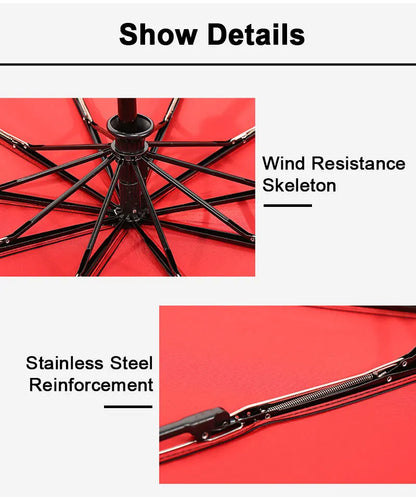 Extra Large  Triple  Sunshade Umbrella Men's and Women's