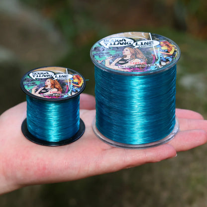 100m 500m Nylon Fishing Line  Super Strong Monofilament for salt or fresh water