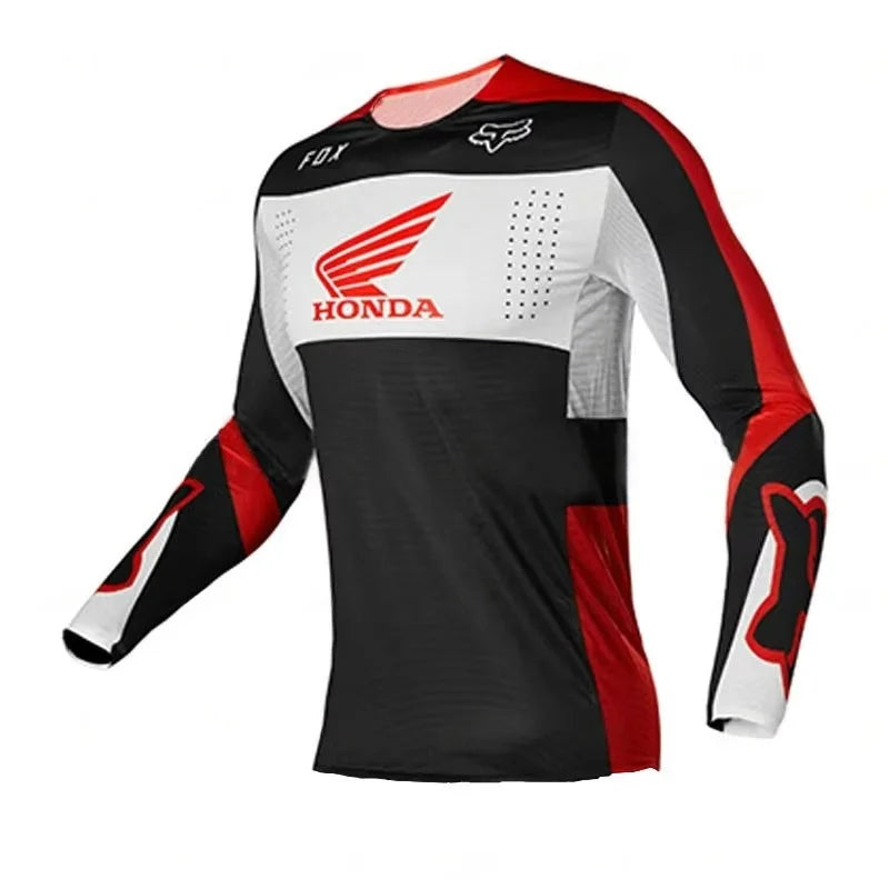 Honda Summer 2025 New Off-road Motorcycle Riding T-shirt