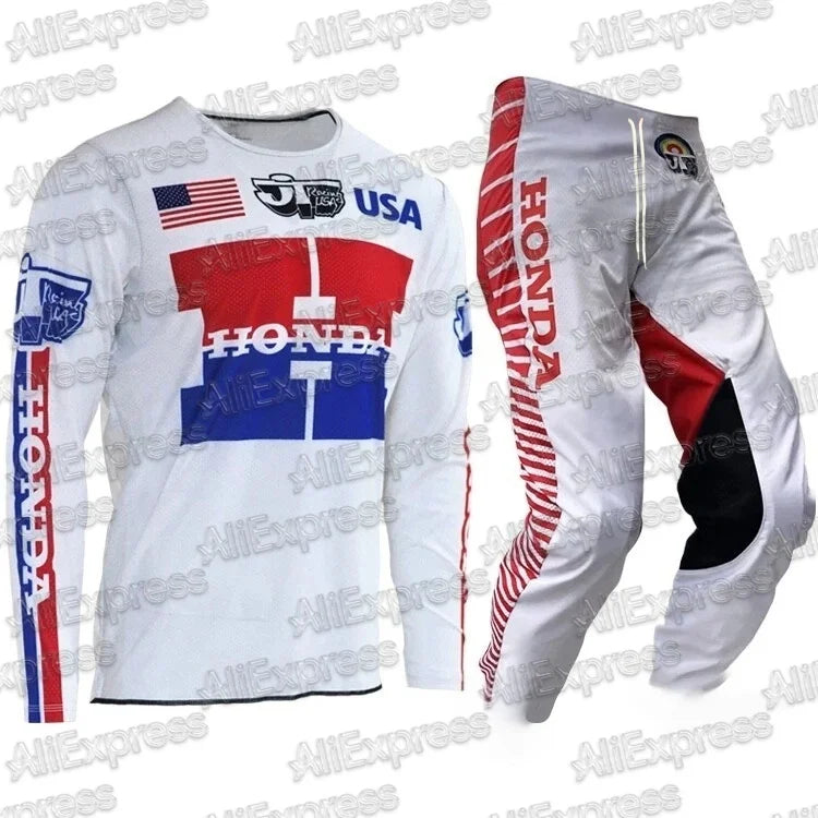 Honda Official Race Uniform Motorcycle JT RACING