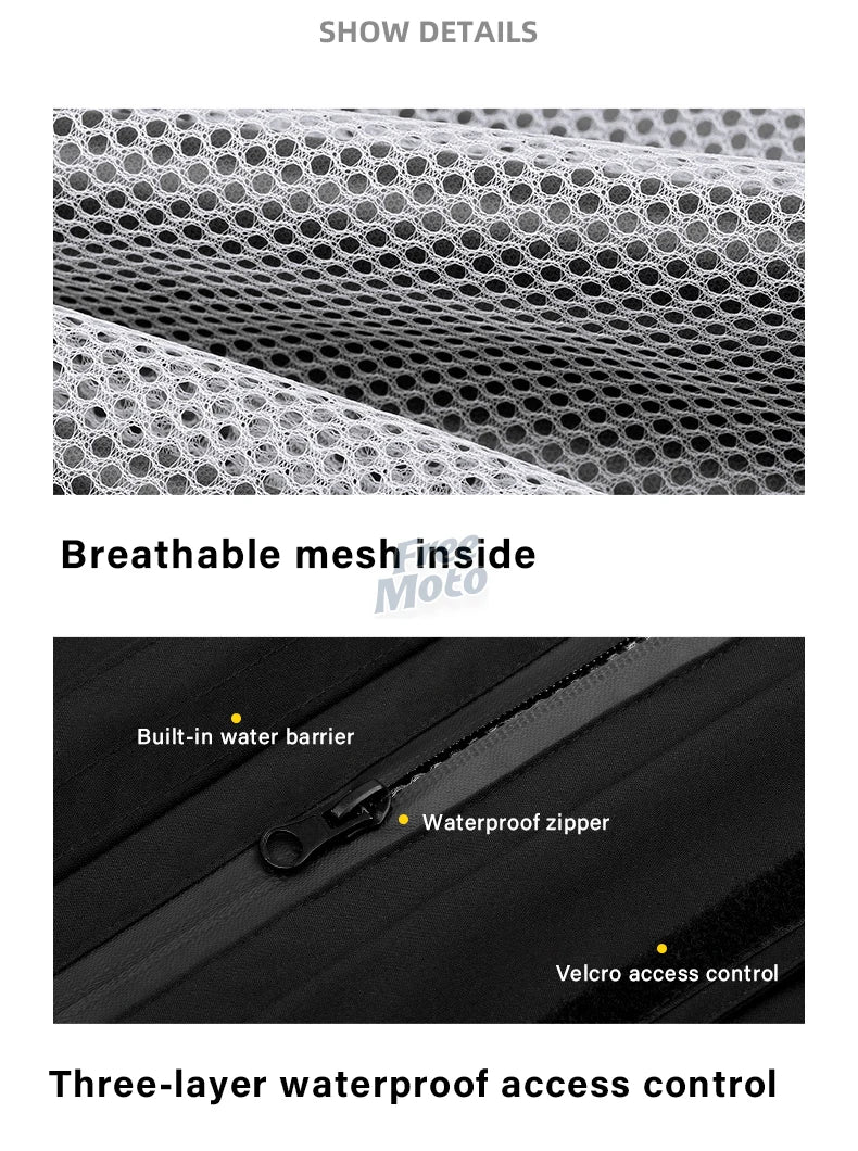 Waterproof Rain Gear Reflective  Rain Coats Lightweight