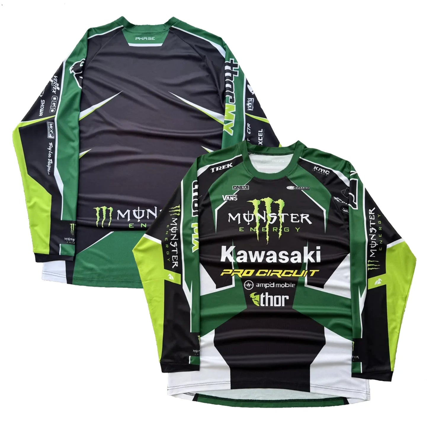 Kawasaki Vintage Y2K Racing Motorcycle Jersey