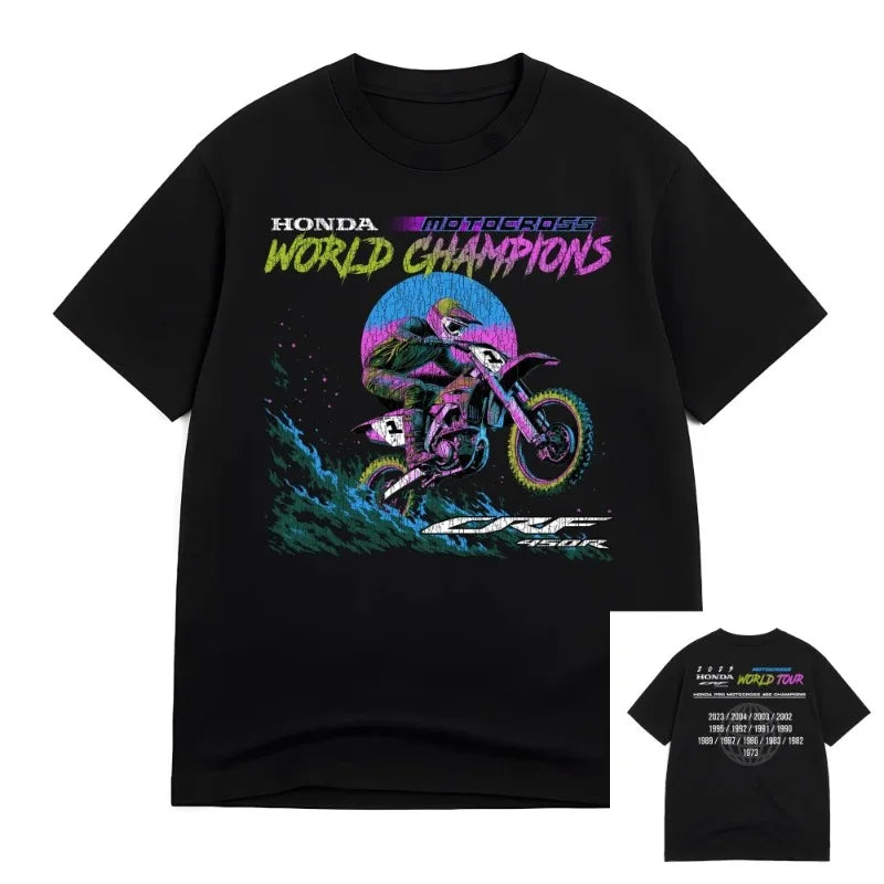Honda Top Non-winged Motorcycle T-Shirt Racing