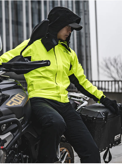 Waterproof Rain Gear Reflective  Rain Coats Lightweight