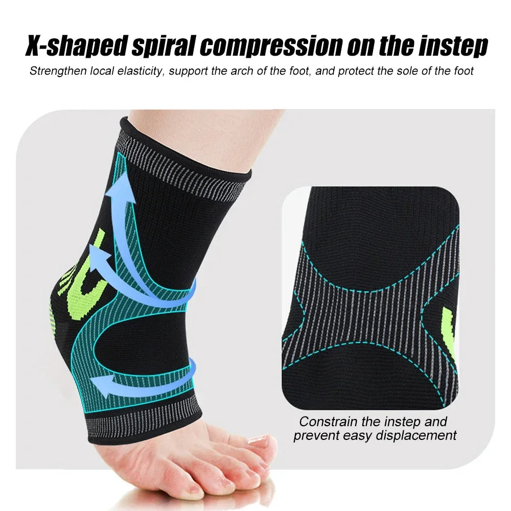 1Pcs Achilles Tendon Support Brace, Plantar Fasciitis Sock