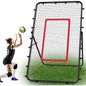 Adjustable 7x4ft  Multi-Sport Rebounder for , Backyard Hitting & Serving Practice