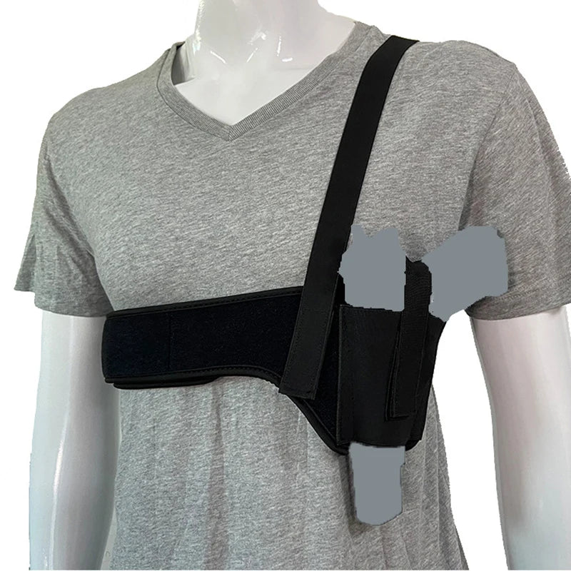 Rubber Gun Holster Concealed Underarm  Single Shoulder