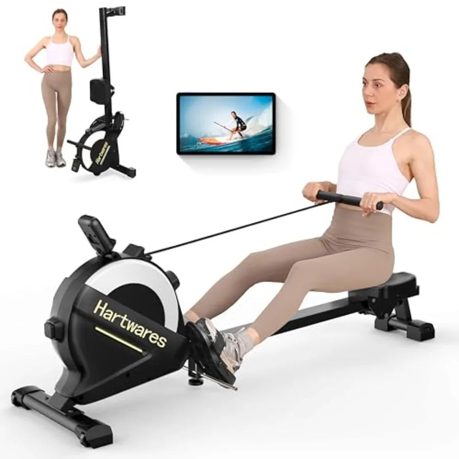 Magnetic Rowing Machine with 77lbs High Resistance