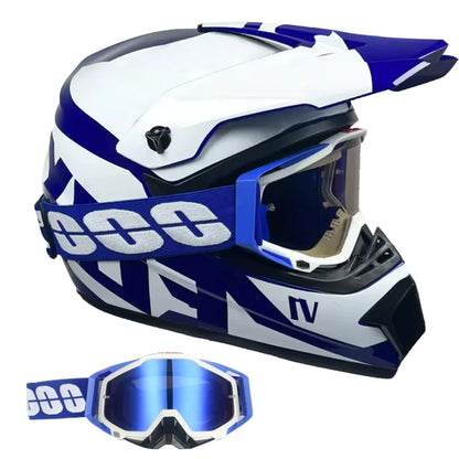 DOT/ECE Motocross Helmet Kit - includes goggles , gloves