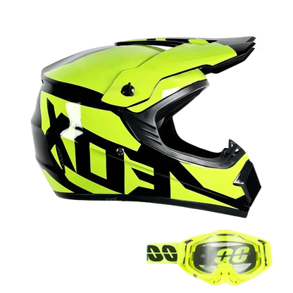 DOT/ECE Motocross Helmet Kit - includes goggles , gloves