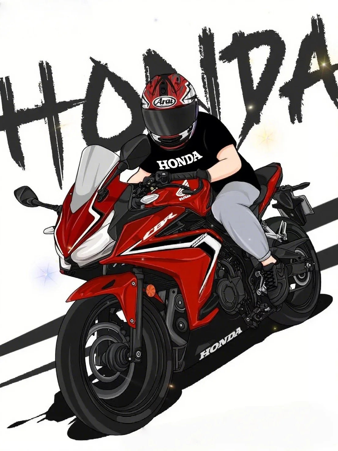 The Racing Man's T-shirt From Honda