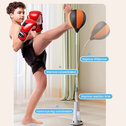 Punching Bag with Stand  for boxing Training Stress Relief & Fitness