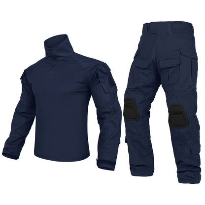 Tactical Camouflage Shirt & Pants Kit Combat Uniform