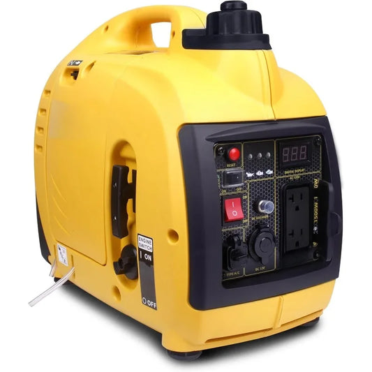 1500 Watt Portable Inverter Generator, Gas Generator Ultra- Quiet