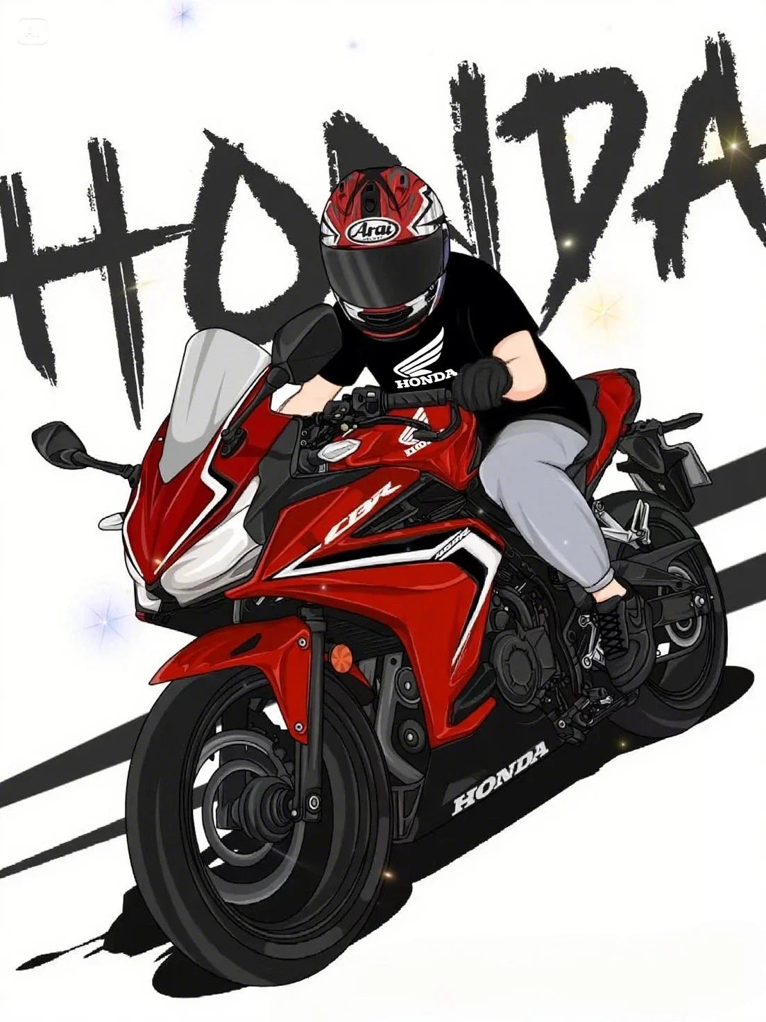 The Racing Man's T-shirt From Honda