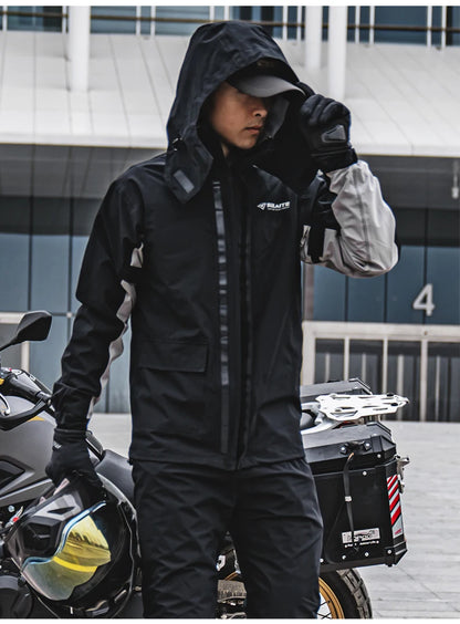 Waterproof Rain Gear Reflective  Rain Coats Lightweight