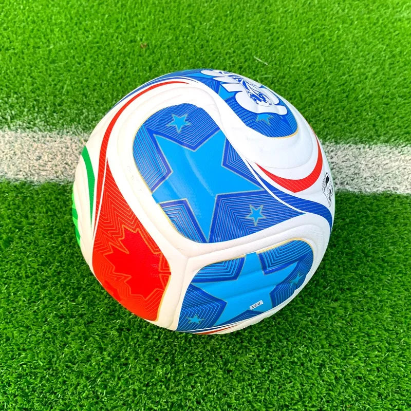 Soccer Balls Official Size 5 PU Material Seamless Goal Team Outdoor Match Game Football Training Ballon De Foot High Quality