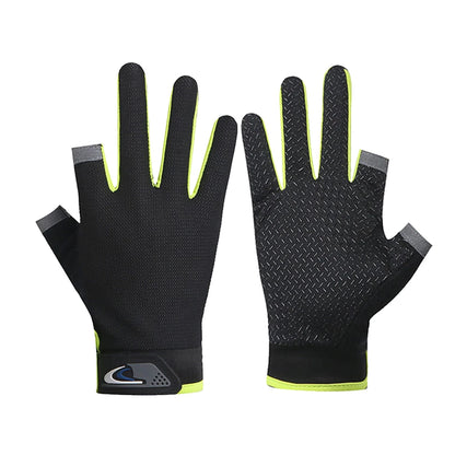 Winter Fishing Gloves 2 Cut Fingers Sport Cycling