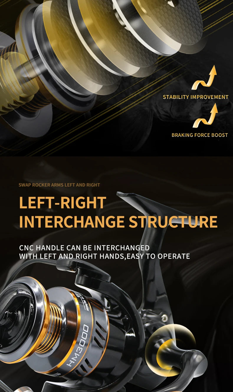 Fishing Reel Spinning Reel Metal Reel Cup