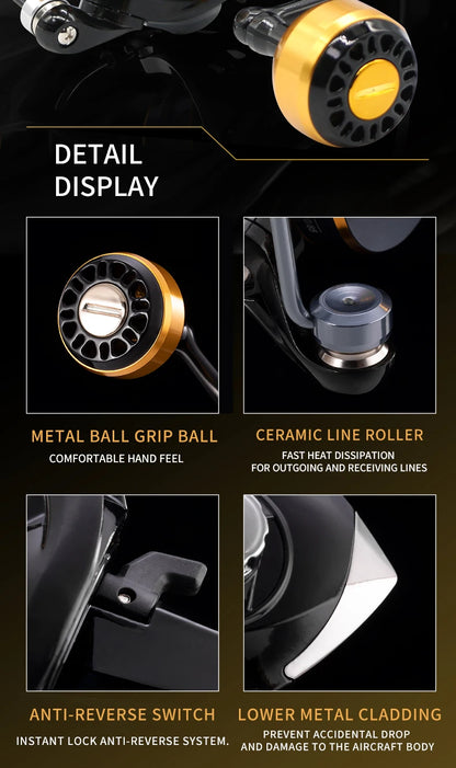 Fishing Reel Spinning Reel Metal Reel Cup