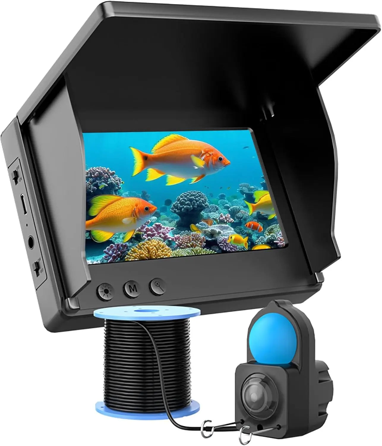 Portable Underwater Camera with 4.3" LCD Monitor for Ice Fishing