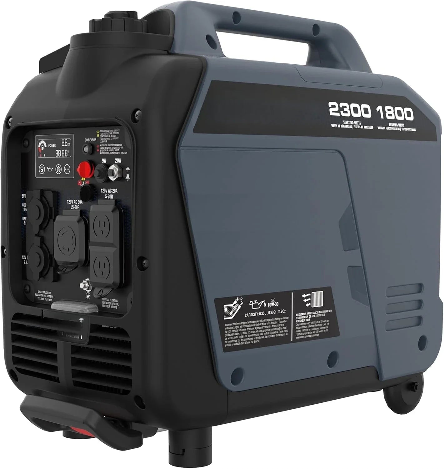 Portable Inverter Generator, 2300W RV Ready, EPA & CARB Compliant