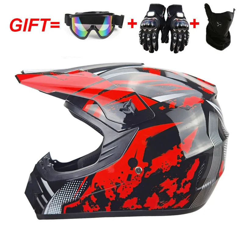 Motorcycle Helmet Youth Kids Child Full Helmet DOT