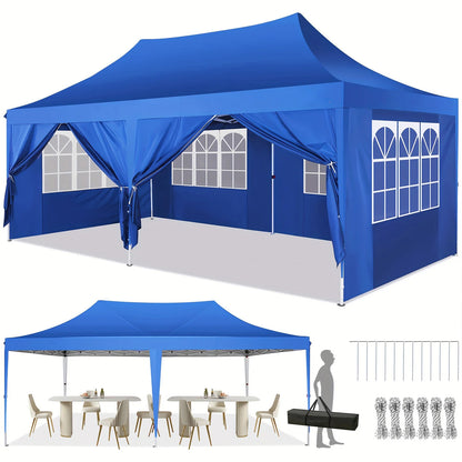10x20 Pop Up Canopy Tent with 6 Sidewalls