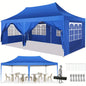 10x20 Pop Up Canopy Tent with 6 Sidewalls