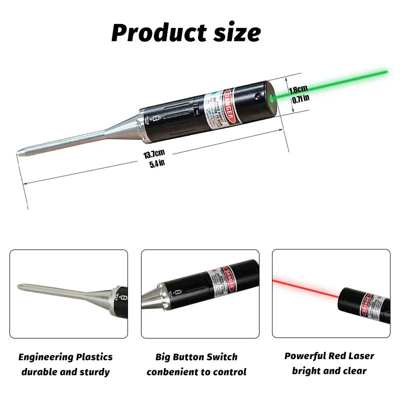 Green Red Laser Aiming Kit, For Rifle Pistol