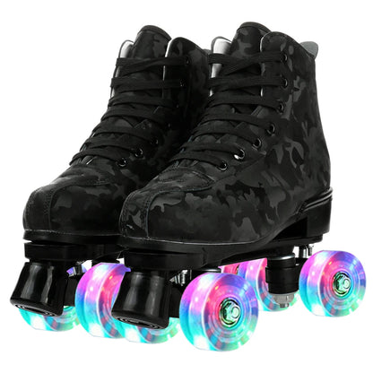 Leather Roller Skates Skating Shoes