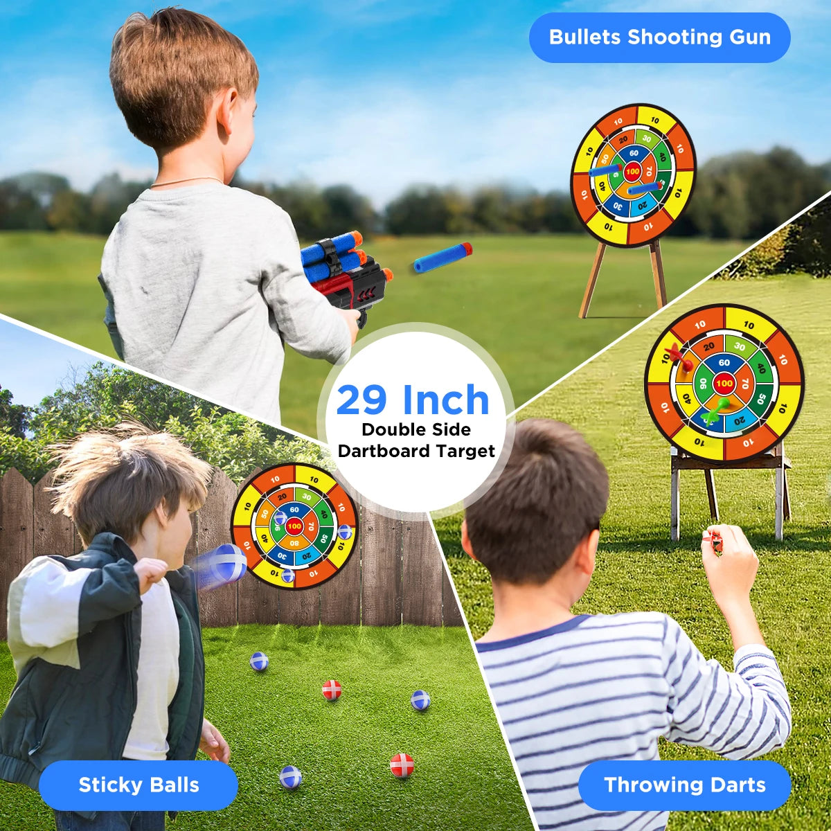 Bow Arrow + Guns Toy For Kids