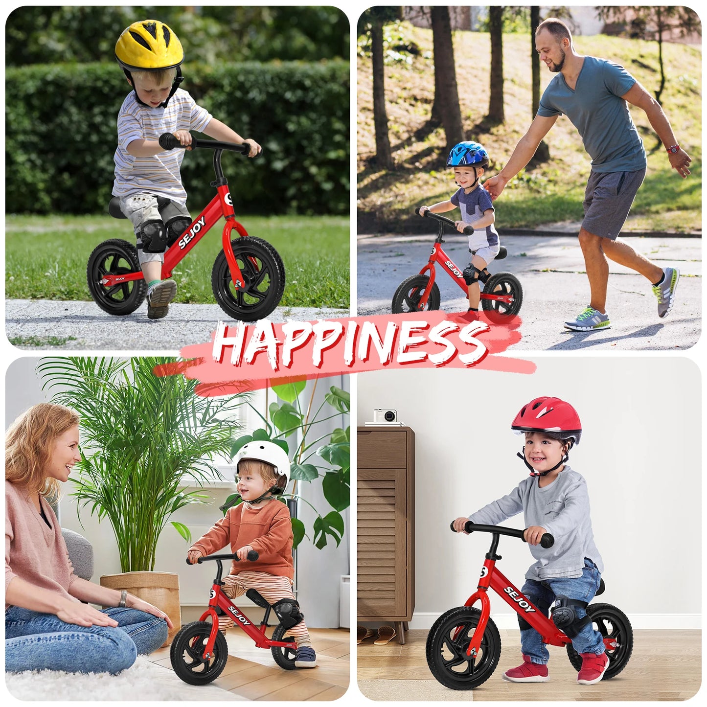 Balance Bike,Lightweight Toddler Bike for 3-6 Year Old Boys